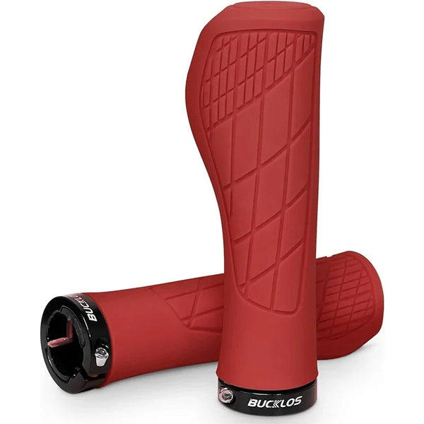 Poignées de guidon VTT et Vélo ergonomique confortable - Poignée de guidon en caoutchouc souple