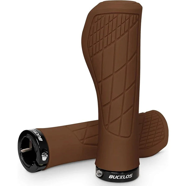 Poignées de guidon VTT et Vélo ergonomique confortable - Poignée de guidon en caoutchouc souple